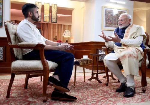 Prime Minister Narendra Modi, in his first podcast, interacts with entrepreneur Nikhil Kamath